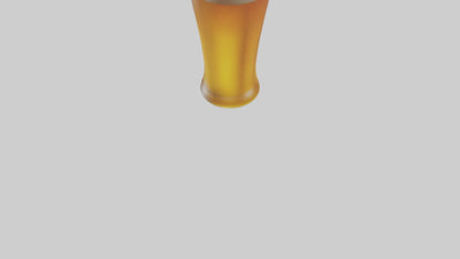 3D model Pilsner beer model VR / AR / low-poly