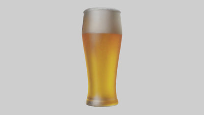 3D model Pilsner beer model VR / AR / low-poly