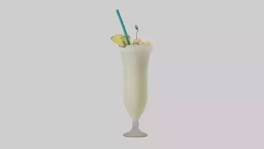 3D model Pina colada model   VR / AR / low-poly