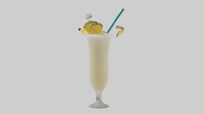 3D model Pina colada model   VR / AR / low-poly