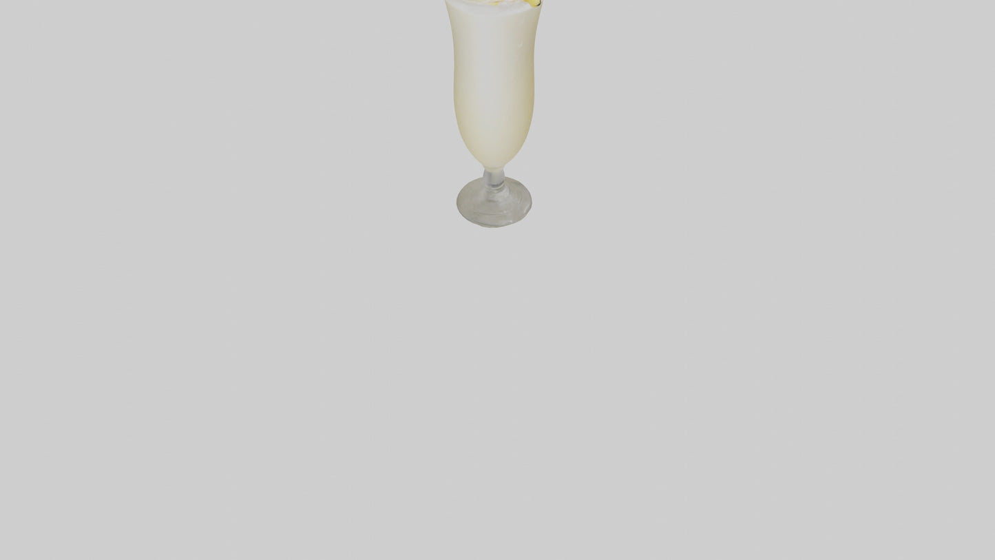 3D model Pina colada model   VR / AR / low-poly