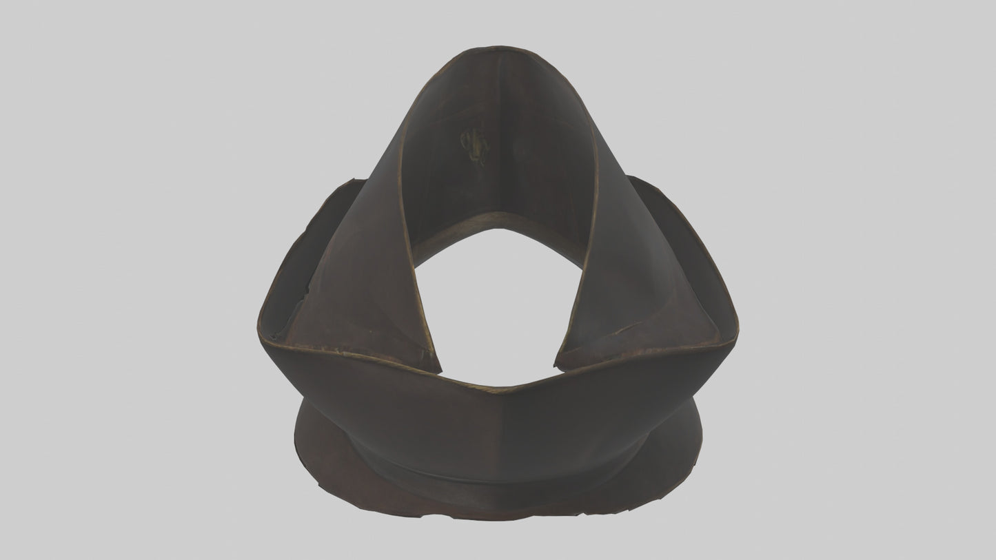 3D model Pirate Hat model VR / AR / low-poly
