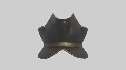 3D model Pirate Hat model VR / AR / low-poly