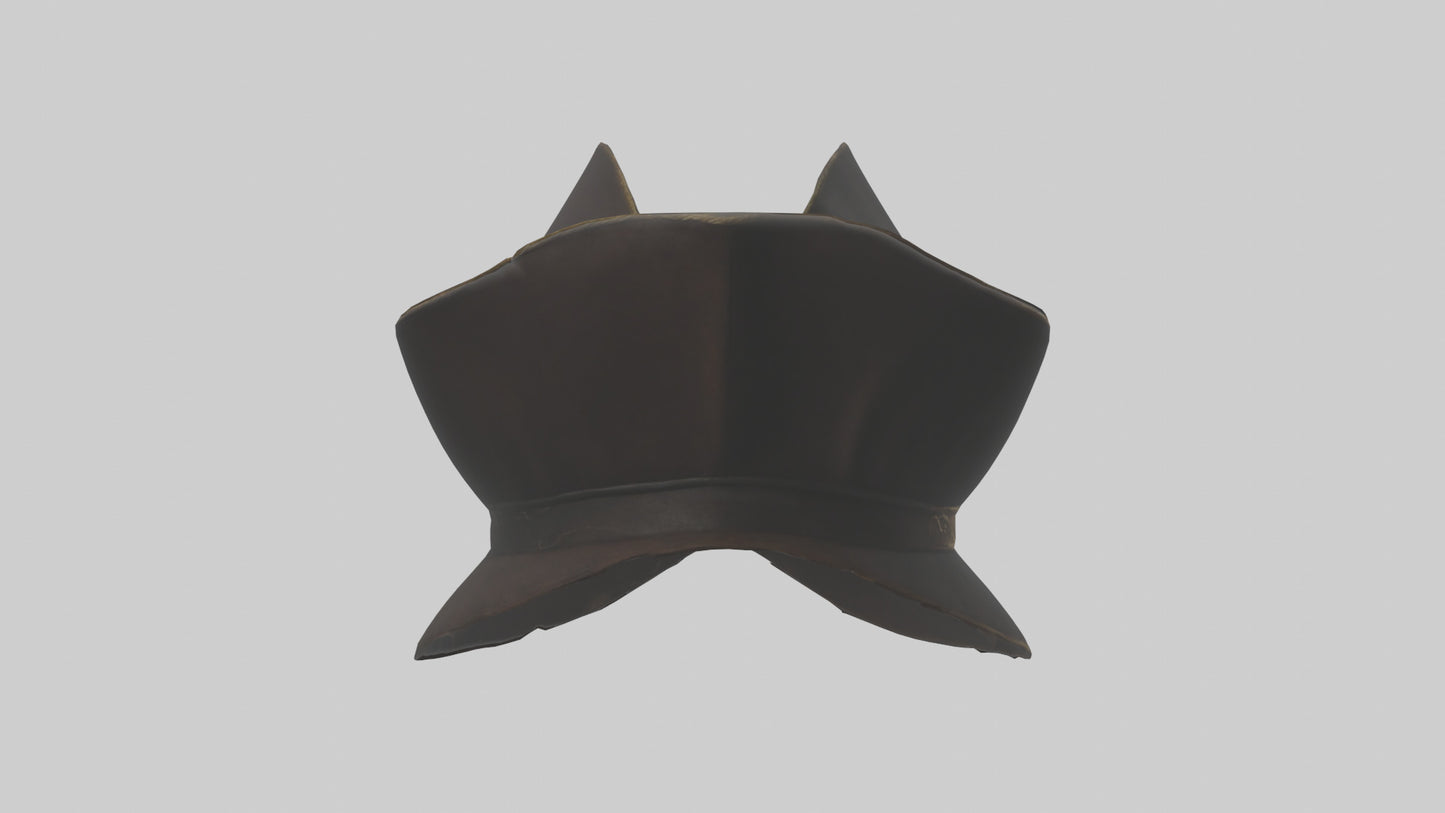 3D model Pirate Hat model VR / AR / low-poly
