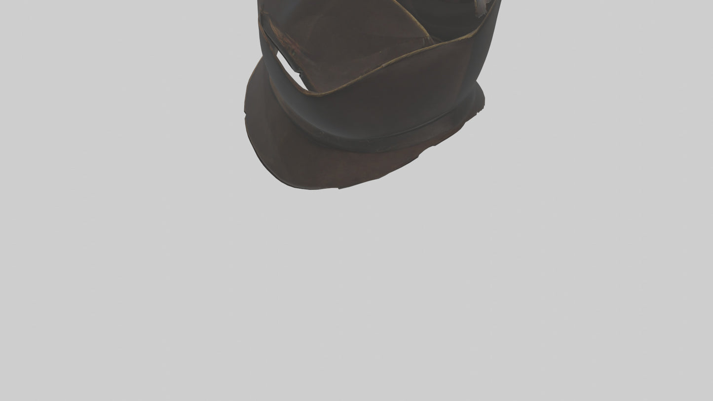 3D model Pirate Hat model VR / AR / low-poly