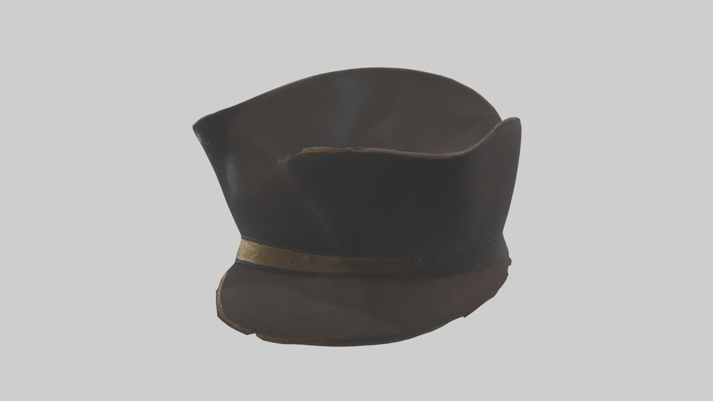 3D model Pirate Hat model VR / AR / low-poly