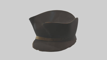 3D model Pirate Hat model VR / AR / low-poly