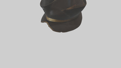 3D model Pirate Hat model VR / AR / low-poly