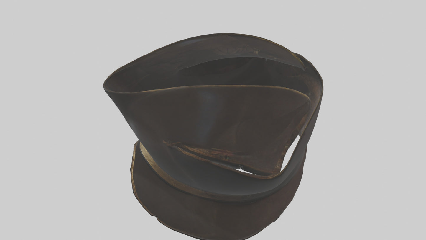 3D model Pirate Hat model VR / AR / low-poly