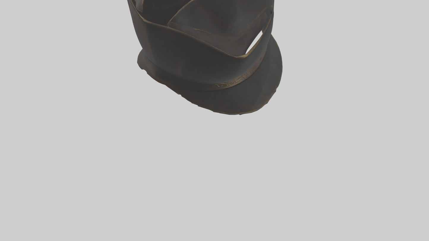 3D model Pirate Hat model VR / AR / low-poly