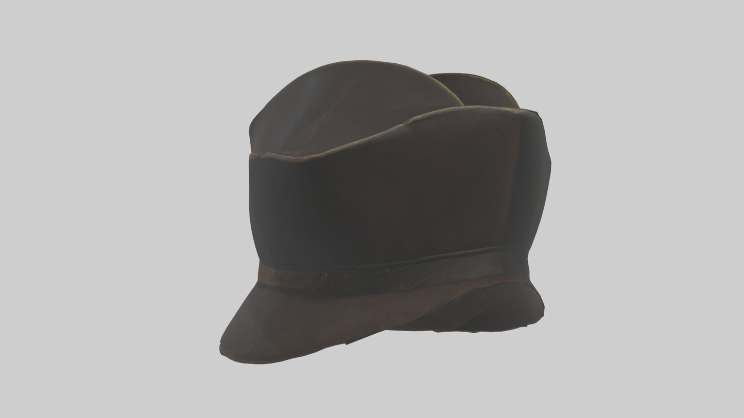 3D model Pirate Hat model VR / AR / low-poly