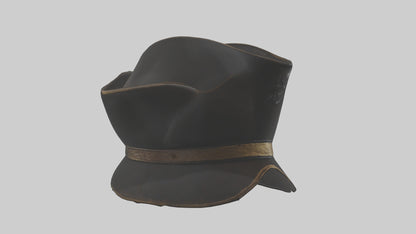 3D model Pirate Hat model VR / AR / low-poly