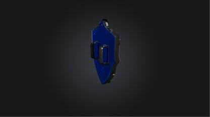 3D model Pixel Shield   VR / AR / low-poly