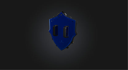 3D model Pixel Shield   VR / AR / low-poly