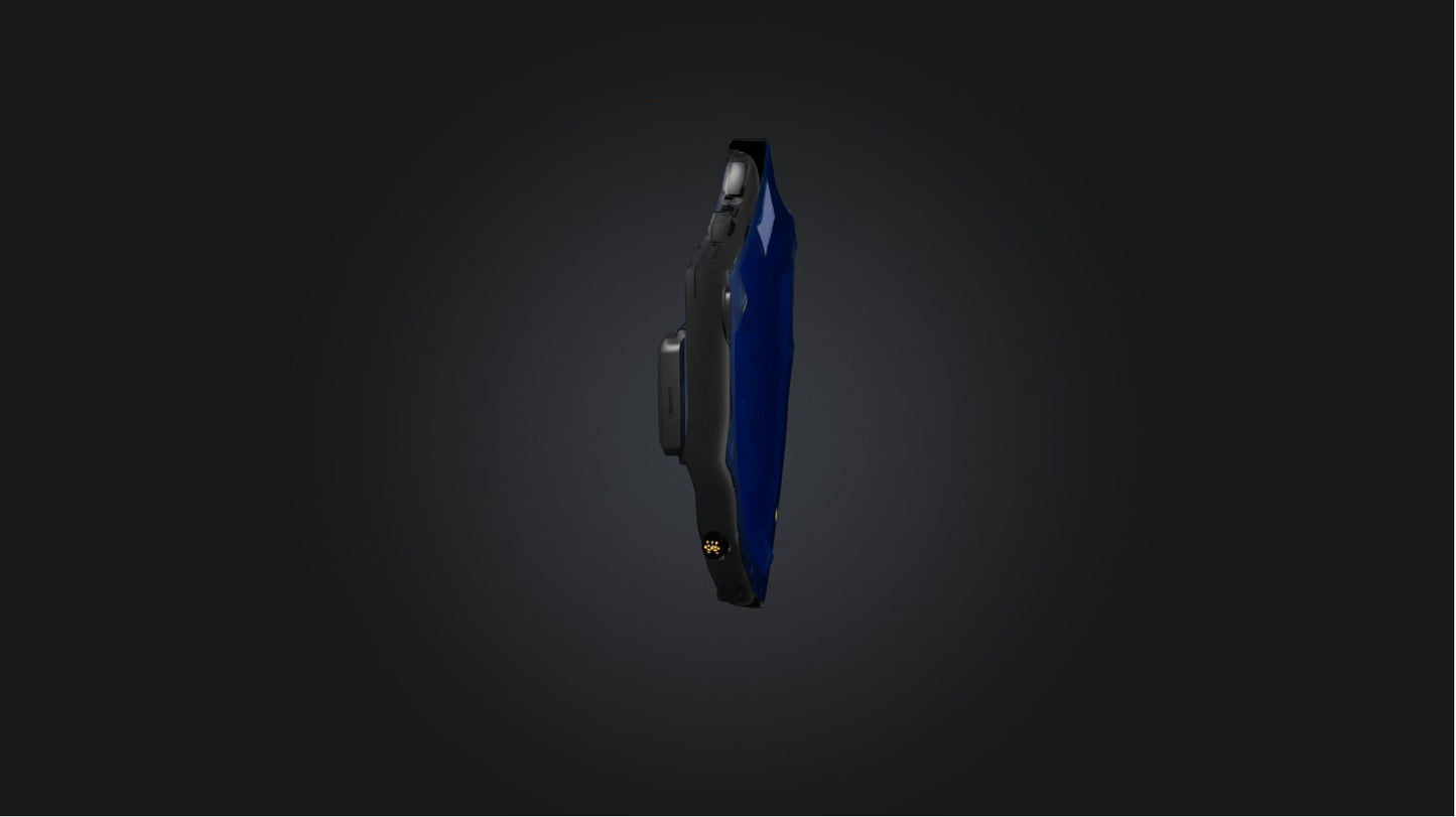 3D model Pixel Shield   VR / AR / low-poly