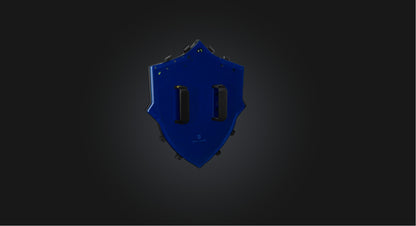 3D model Pixel Shield   VR / AR / low-poly