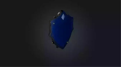 3D model Pixel Shield   VR / AR / low-poly