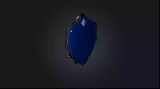 3D model Pixel Shield   VR / AR / low-poly