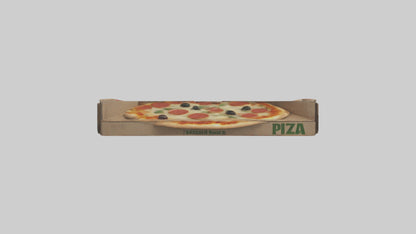 3D model Pizza Box model VR / AR / low-poly