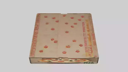 3D model Pizza Box model VR / AR / low-poly
