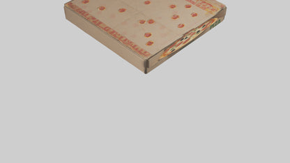 3D model Pizza Box model VR / AR / low-poly
