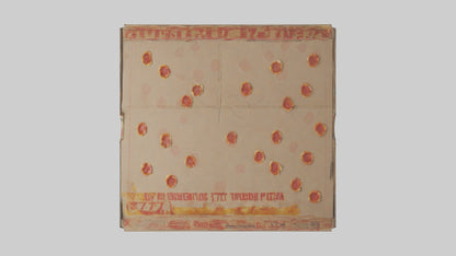 3D model Pizza Box model VR / AR / low-poly