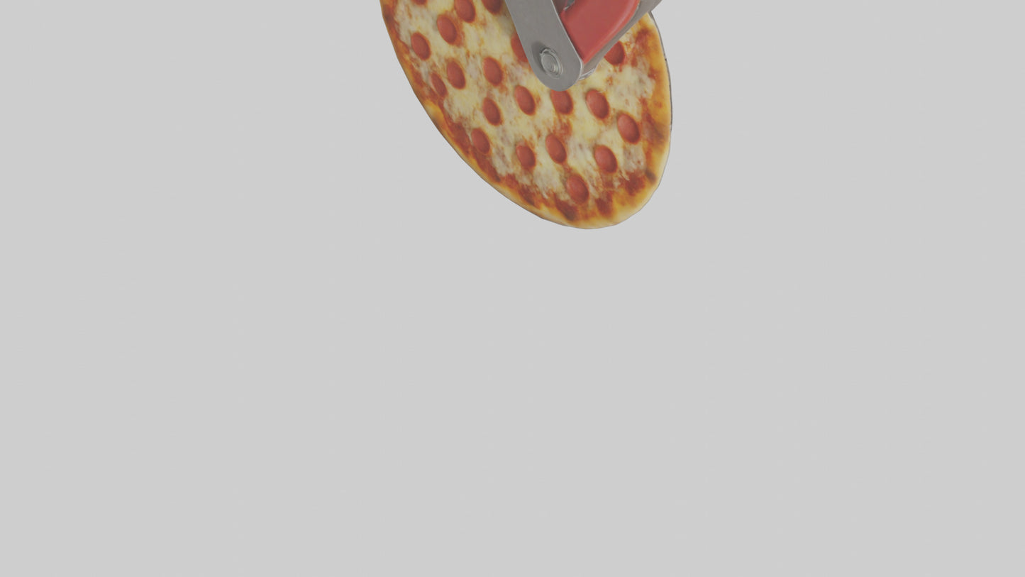 3D model Pizza Cutter model 2 VR / AR / low-poly