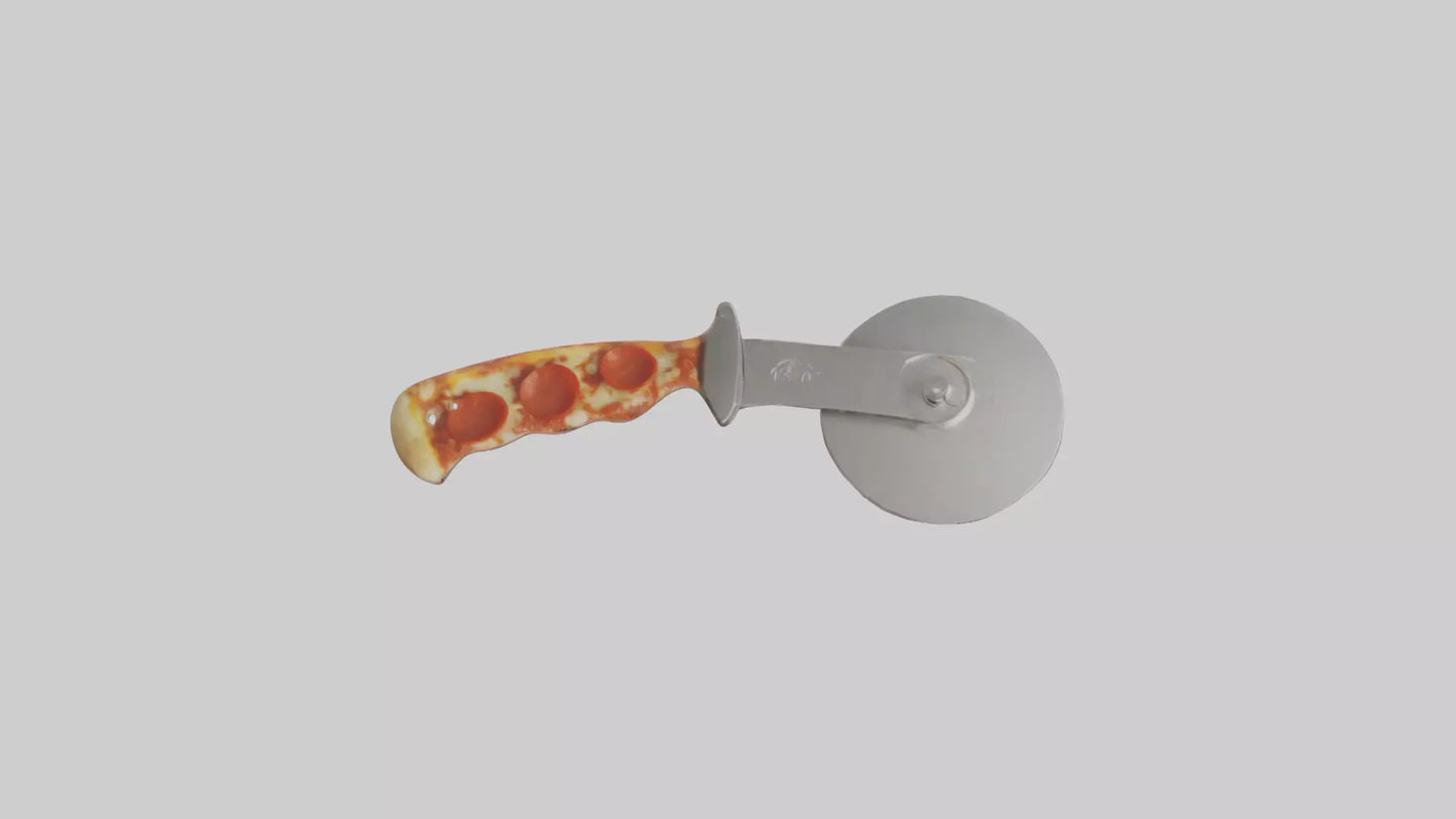 Pizza cutter model VR / AR / low-poly