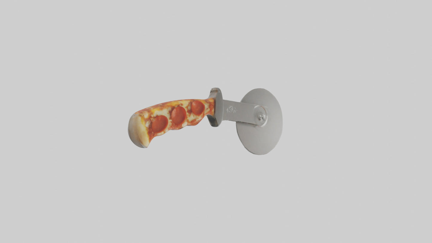 Pizza cutter model VR / AR / low-poly