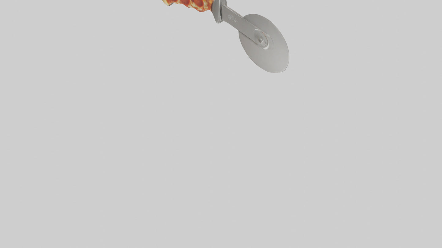 Pizza cutter model VR / AR / low-poly