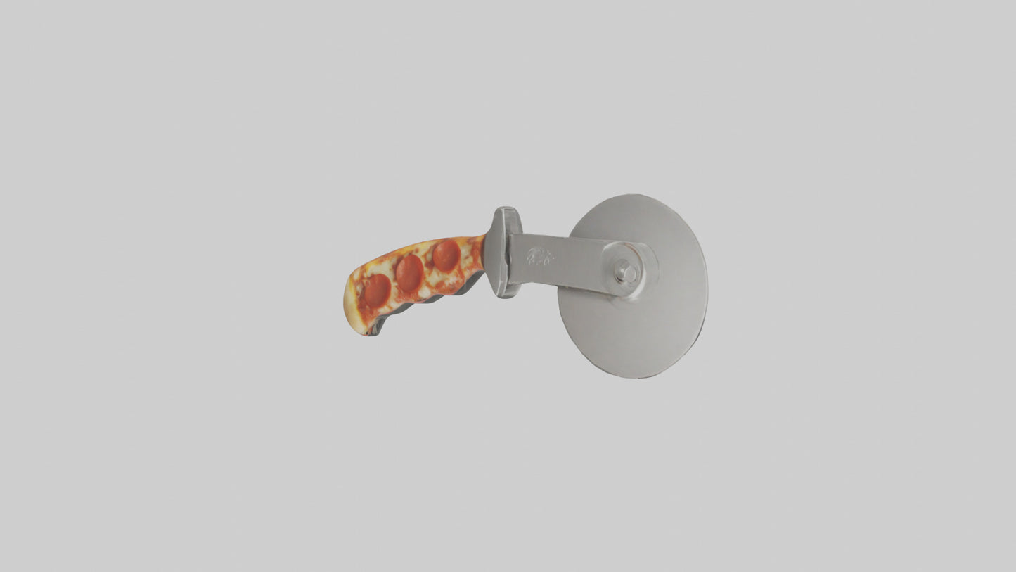 Pizza cutter model VR / AR / low-poly