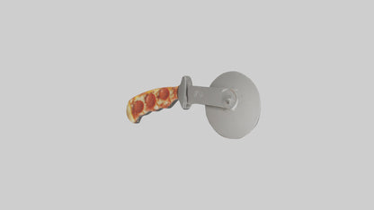 Pizza cutter model VR / AR / low-poly