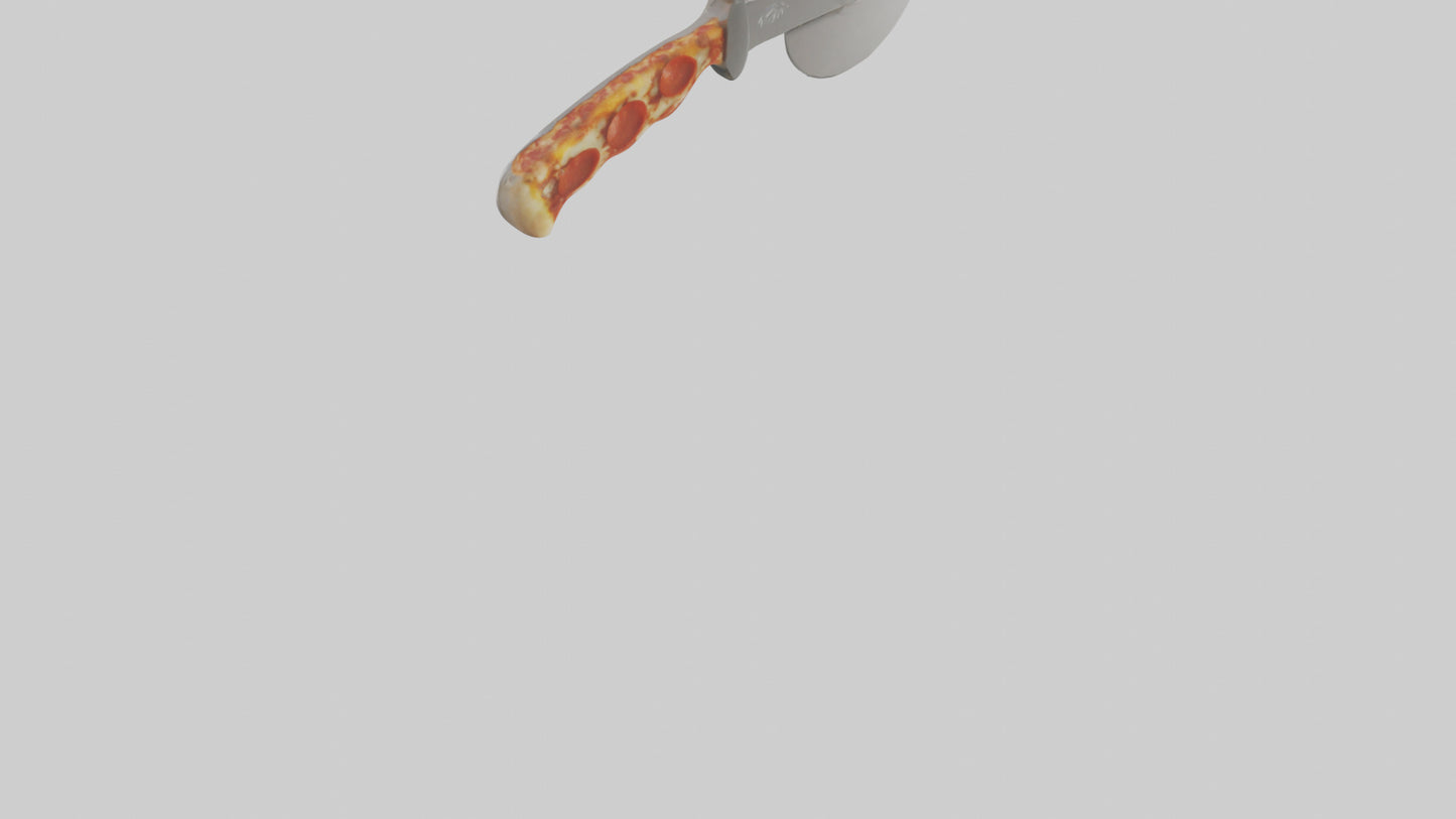 Pizza cutter model VR / AR / low-poly