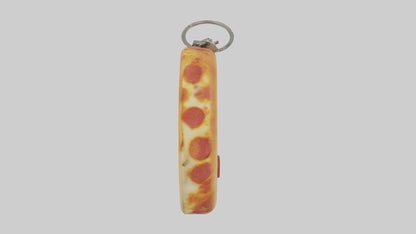 3D model Pizza slice keychain model VR / AR / low-poly