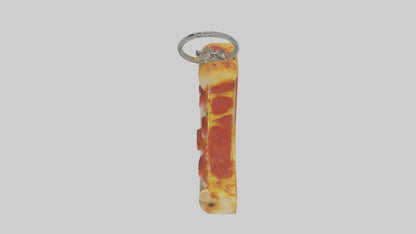 3D model Pizza slice keychain model VR / AR / low-poly