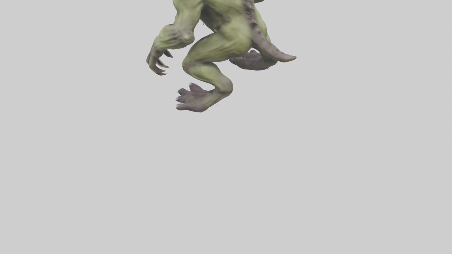3D model Plague Beast model VR / AR / low-poly