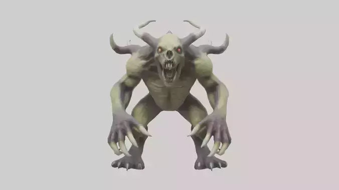 3D model Plague Beast model VR / AR / low-poly
