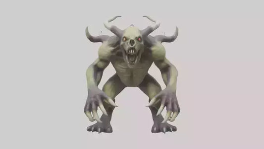 3D model Plague Beast model VR / AR / low-poly