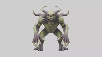 3D model Plague Beast model VR / AR / low-poly