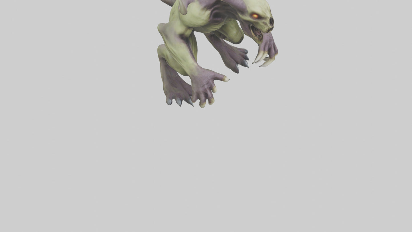 3D model Plague Beast model VR / AR / low-poly