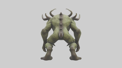3D model Plague Beast model VR / AR / low-poly