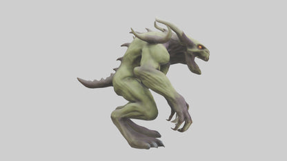 3D model Plague Beast model VR / AR / low-poly