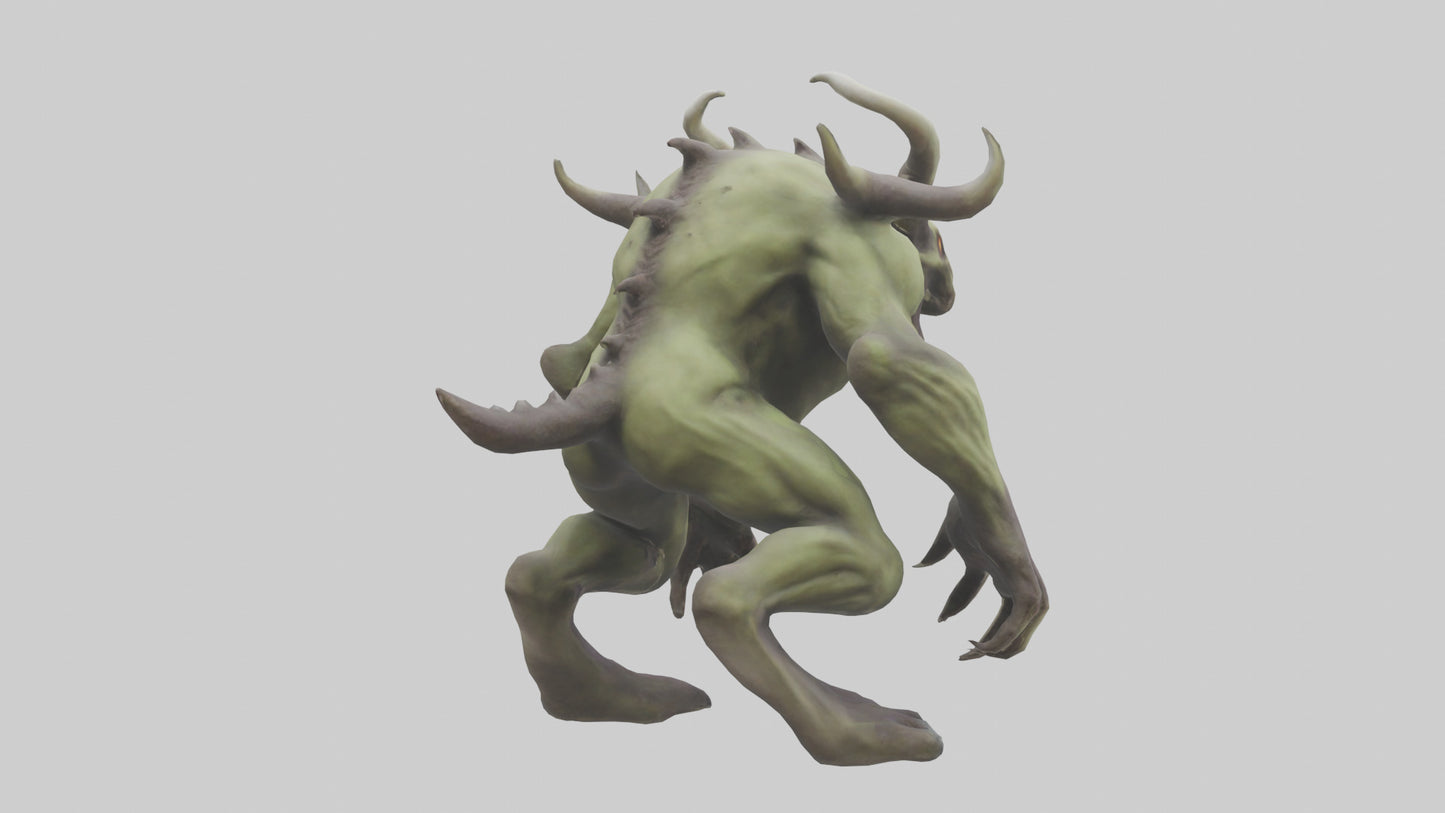 3D model Plague Beast model VR / AR / low-poly