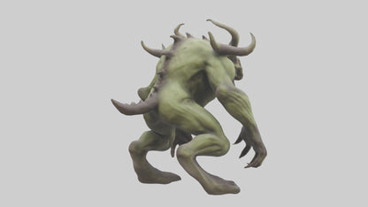 3D model Plague Beast model VR / AR / low-poly