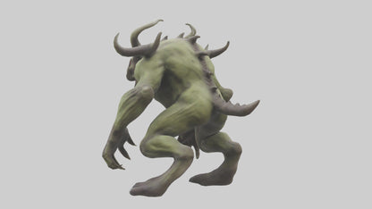 3D model Plague Beast model VR / AR / low-poly