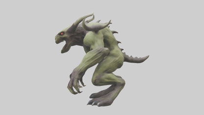 3D model Plague Beast model VR / AR / low-poly