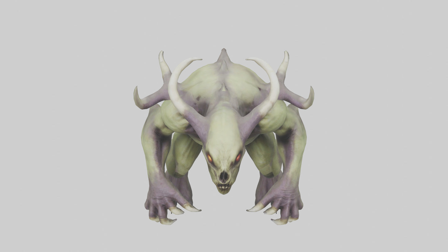 3D model Plague Beast model VR / AR / low-poly