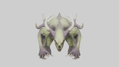 3D model Plague Beast model VR / AR / low-poly