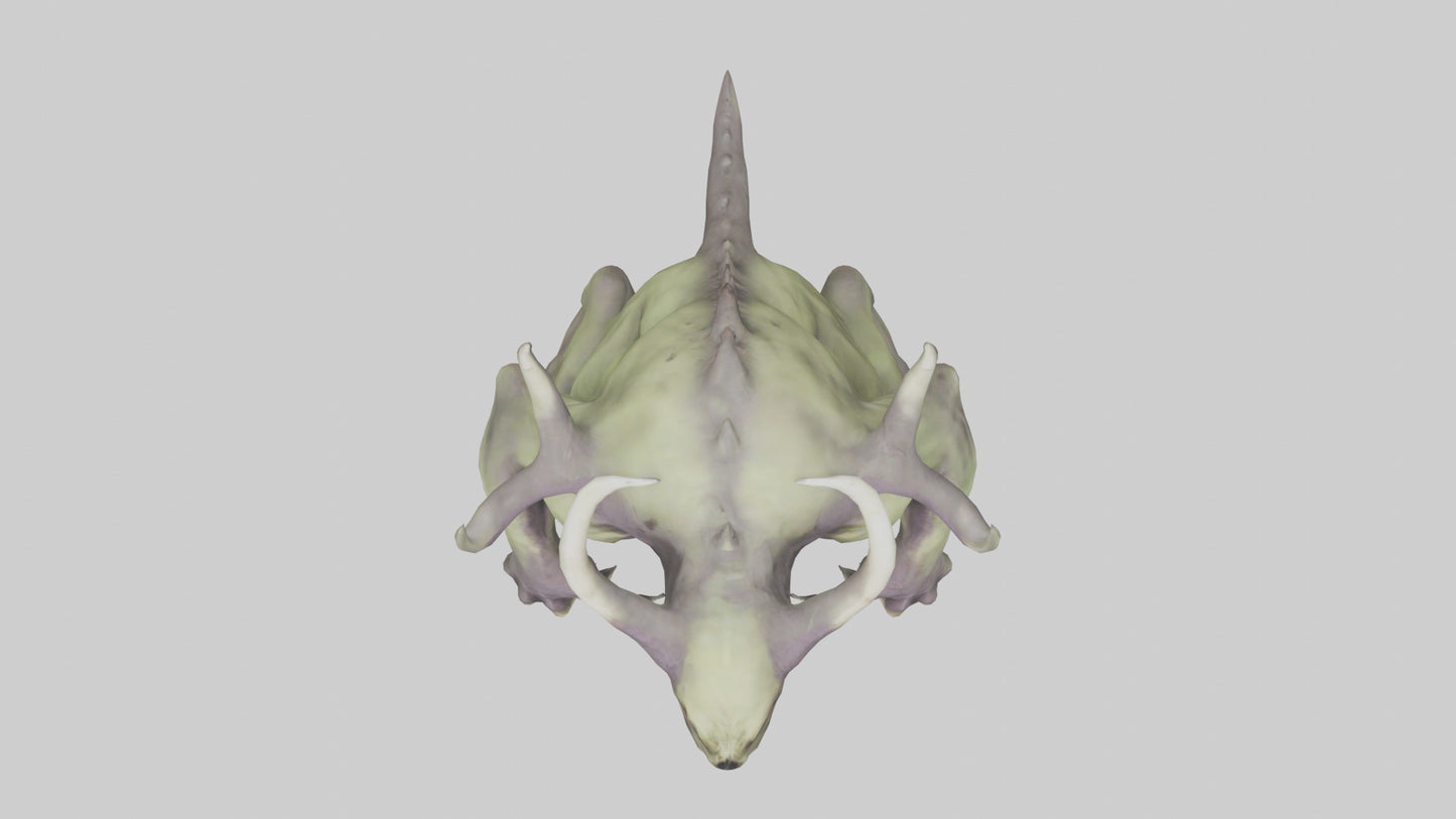 3D model Plague Beast model VR / AR / low-poly