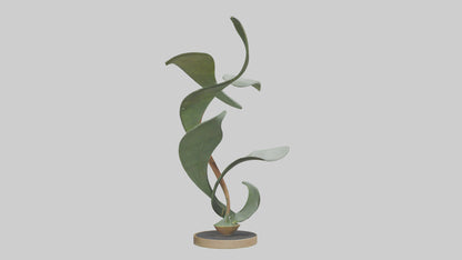 3D model Plant and Stem Movement Sculpture model VR / AR / low-poly